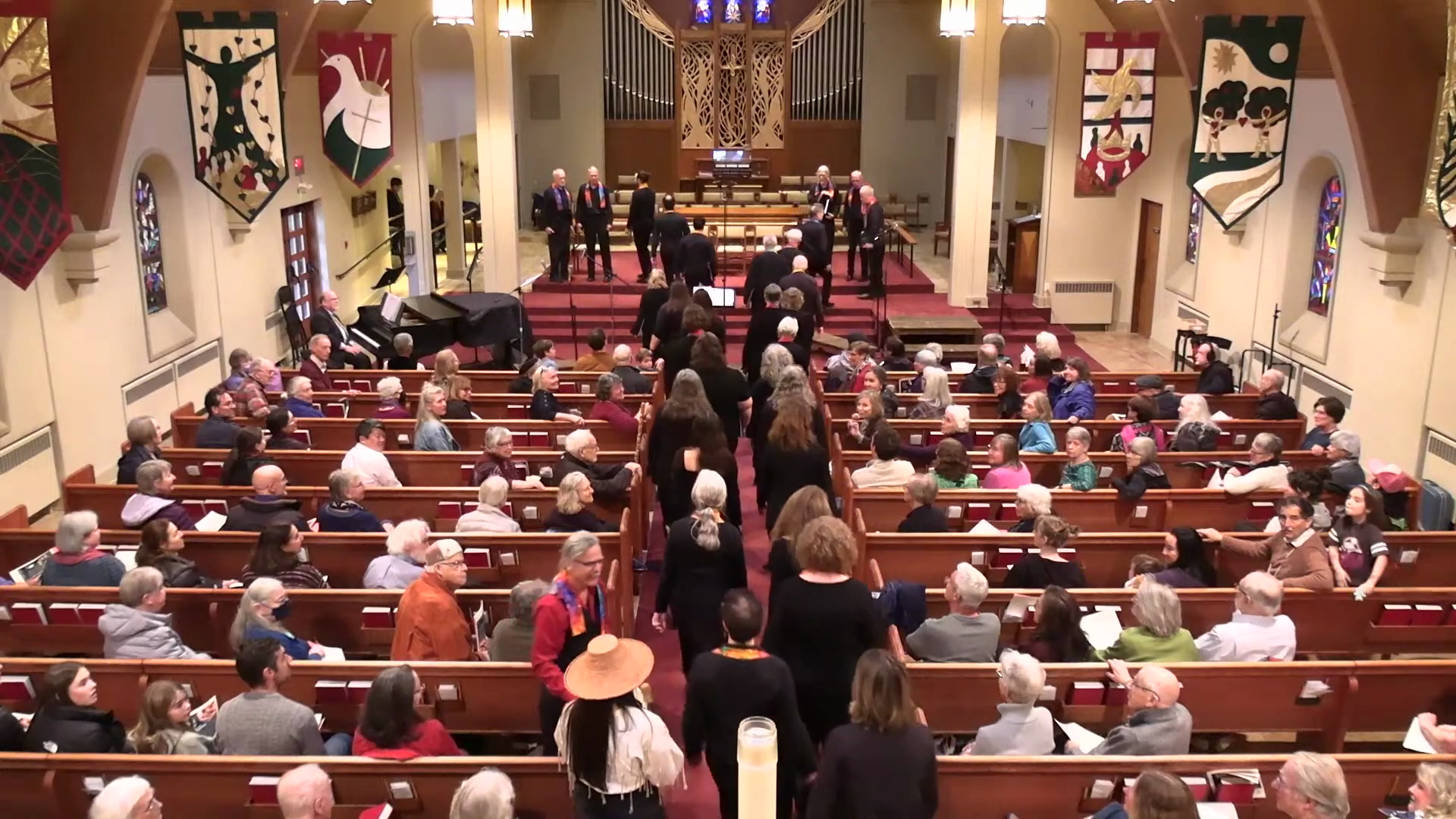 Procession, 24 November 2024; screen capture by Walter Zamojski