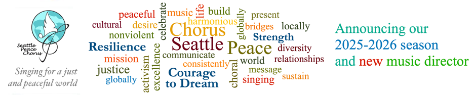 Singing for a just and peaceful world